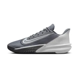 【NIKE 耐吉】Precision VII 男鞋 灰色 運動 實戰 緩震 透氣 網布 低筒 籃球鞋 FN4322-003