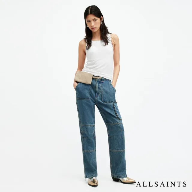 【ALLSAINTS】RINA 棉質背心-白 WM054Q(修身版型)