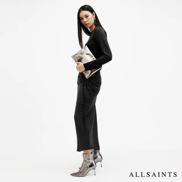 【ALLSAINTS】ALEXIA 抽繩長裙 W051RB(修身版型)