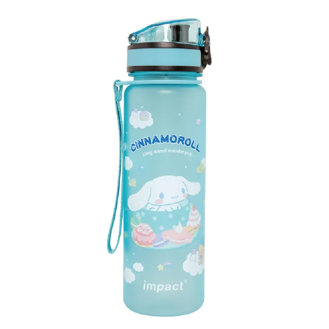 【IMPACT 怡寶】大耳狗喜拿彈蓋Tritan水壺/水杯/水瓶(500ML)附提繩-淺藍 IMCMB01LB