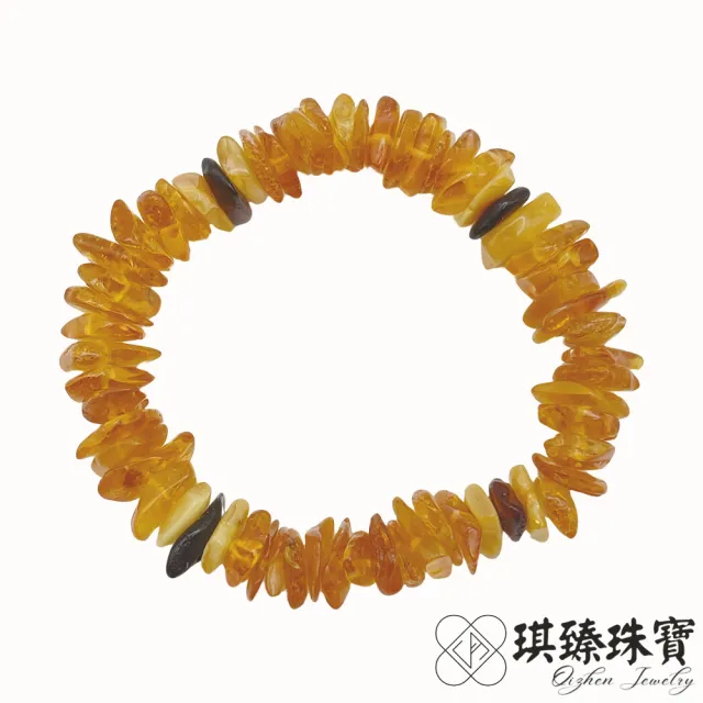 【琪臻珠寶】天然琥珀蜜蠟原礦多角型手串手鍊(隨形造型_血珀_老蜜蠟原礦琥珀_9月獻禮_限時優惠)
