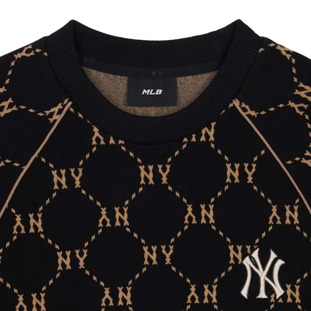 【MLB】短袖T恤 Monogram系列 紐約洋基隊(3ATSM0144-50BKS)