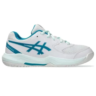 【asics 亞瑟士】GEL-DEDICATE 8 GS 大童 網球鞋 白(1044A077-103)