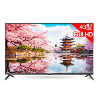 【TATUNG 大同】43型 Full HD QLED量子點智慧聯網液晶顯示器(QH-100FG43)