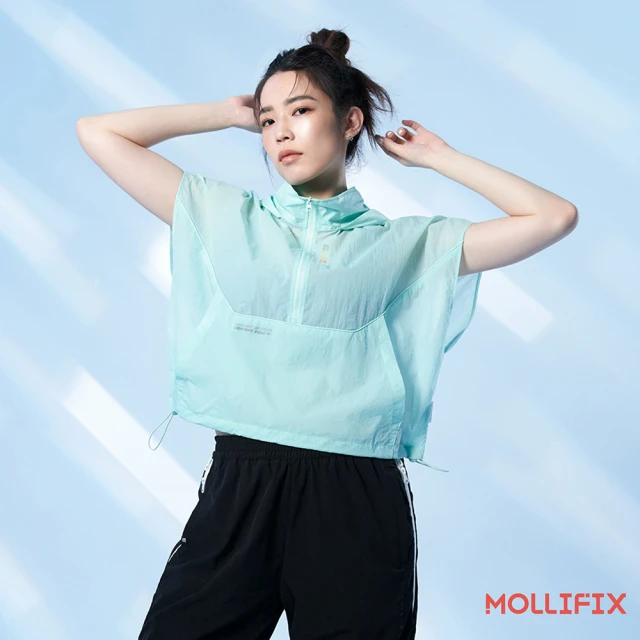 Mollifix 瑪莉菲絲 林思宇_宇宙推薦_率性機能連帽防風上衣、瑜珈服(3色任選)