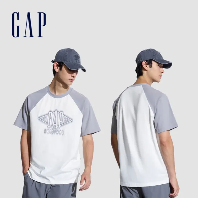 【GAP】男女裝 Logo圓領短袖T恤-多款任選(465273&460841&463174&460846&465581)