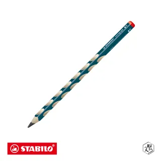 【STABILO】人體工學思筆樂洞洞鉛筆右手 2B 藍綠色(原廠正貨)