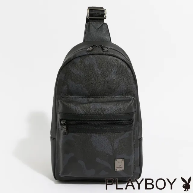 【PLAYBOY】單肩背包 Steady系列(黑色)