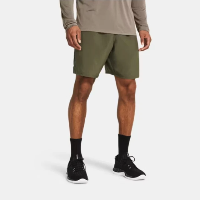 UNDER ARMOUR 短褲 男款 運動褲 UA Woven Wdmk Shorts 綠 1383356390(L545)