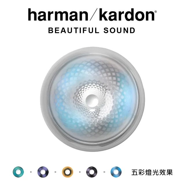 【Harman Kardon】Aura Studio 4 無線藍牙喇叭 流光白(第四代水母喇叭)