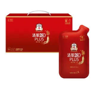 【正官庄】VIP限定-活蔘28D PLUS 80mlx20包/盒(提把式禮盒)