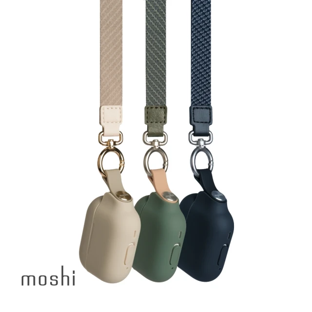 moshi AirPods Pro 2 Pebbo 藍牙耳機充電盒保護套(僅適用於lightning版本)