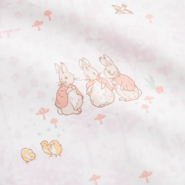 【奇哥】乳膠平枕+悅讀比得兔平枕套2入組 6個月以上(寶寶枕頭 嬰兒枕頭 透氣 防霉抗菌)