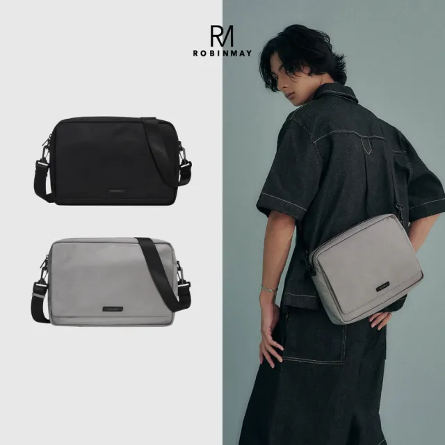 【ROBINMAY】傑瑞機能二用斜背包(拉鍊封口/多色任選)
