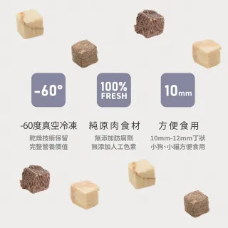 【Let’s cate 凱勒】毛孩鮮肉凍乾-雞肉、鮪魚、牛肉、鬼頭刀(80g/4入組)