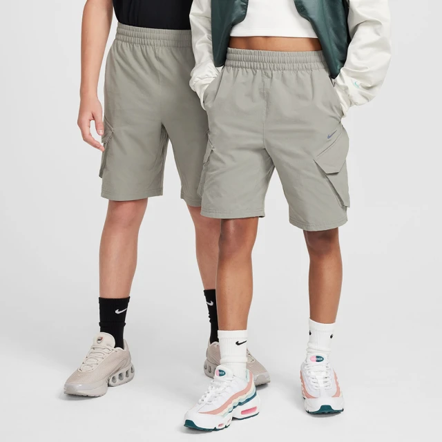 NIKE 耐吉 短褲 童裝 大童 男童 女童 運動褲 K NSW CITY UTILITY CARGO SHORT 灰 FZ4903-053