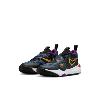 【NIKE 耐吉】運動鞋 童鞋 中童 兒童 魔鬼氈 TEAM HUSTLE D 11 SE PS 黑 FQ7659-001