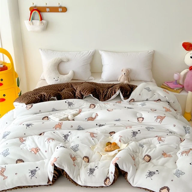 MIT iLook 台灣製 絲柔棉雙面花四季被涼被(深情花卉