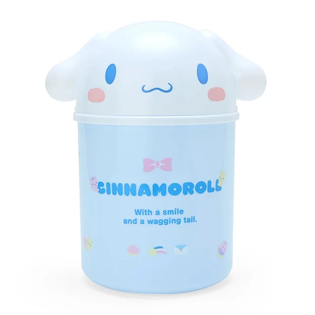 SANRIO 三麗鷗 掀蓋式造型垃圾桶 收納桶 大耳狗 大臉