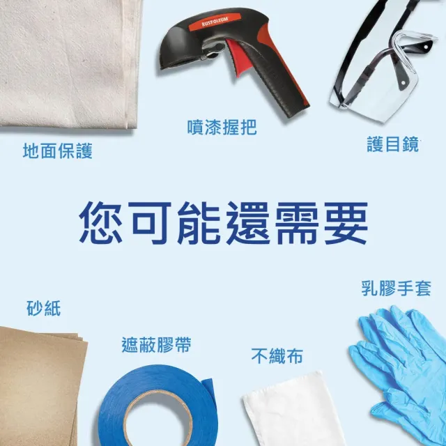 【RUST-OLEUM 樂立恩塗料】黑板噴漆 黑色(平光／312g 1913830)