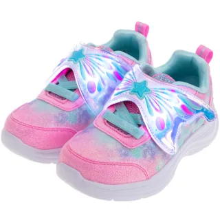 【SKECHERS】女嬰童系列 燈鞋 GLIMMER KICKS(303260NPKTQ)