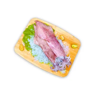 【好嬸水產】急速船凍-鮮甜雙喜透抽200G-6包