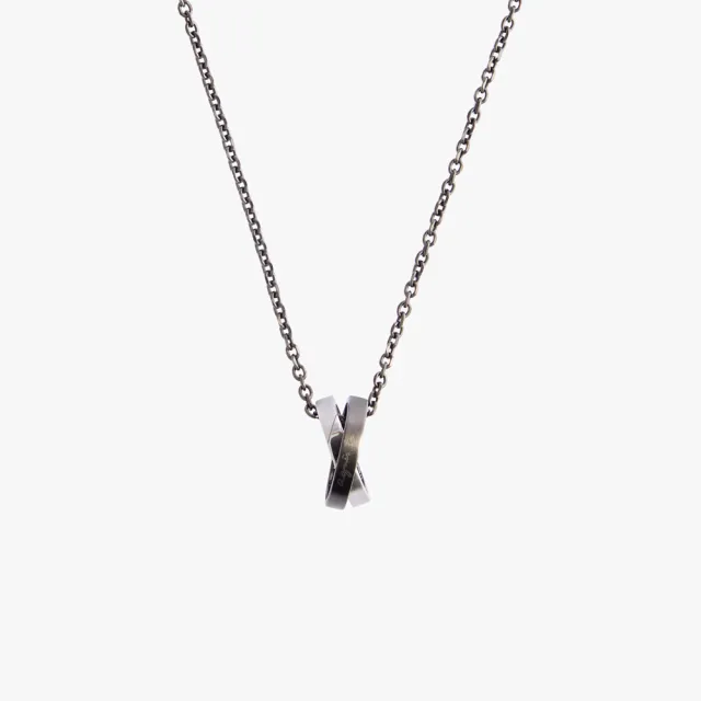 【agnes b.】bijoux  情侶款logo戒指白鋼項鍊(多款)