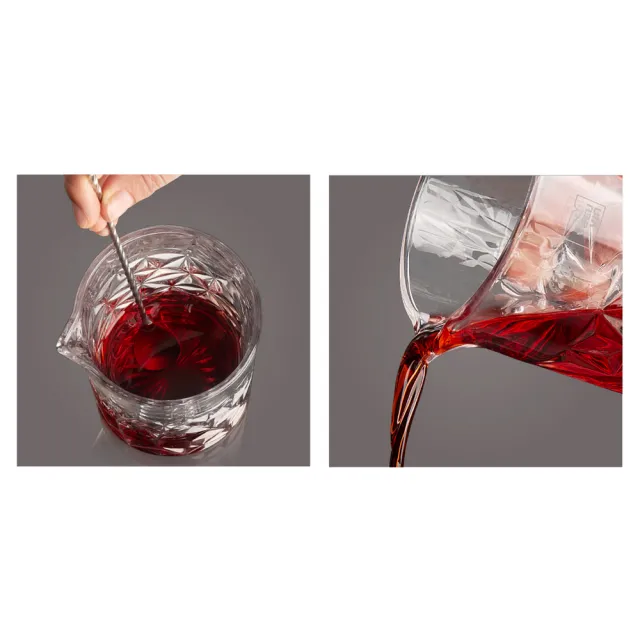 【VACU VIN】荷蘭 調酒攪拌杯 光芒650ml / 分裝瓶 倒酒玻璃杯