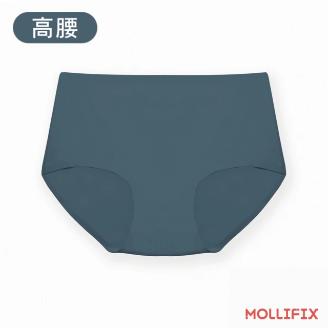 Mollifix 瑪莉菲絲 好動不卡卡高腰運動無痕內褲、開運內褲(暗夜藍)