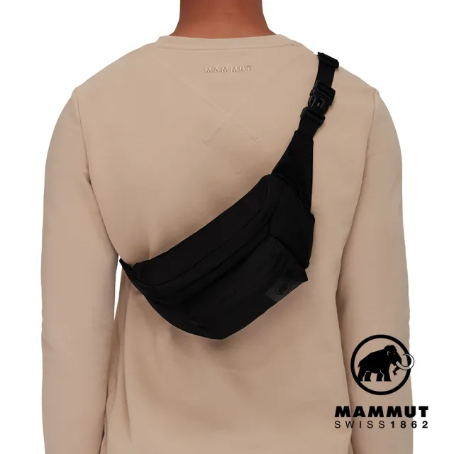 【Mammut 長毛象】Xeron Neuveville Waistpack 健行休閒腰包/斜肩包 2L 黑色 #2810-00142