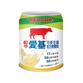 【RED COW 紅牛】官方直營 愛基均衡含纖配方營養素(蜂蜜口味24入X3共72入)