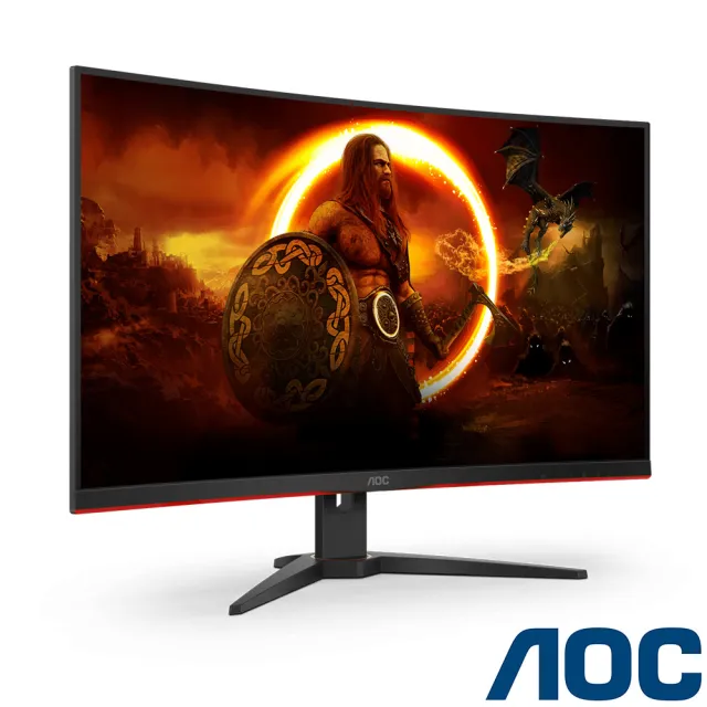 【AOC】C32G2ZE2 32型 VA FHD 250Hz  曲面電競螢幕(Adaptive-Sync/HDR10/0.5ms)