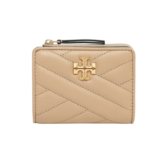 TORY BURCH 經典雙T LOGO荔枝皮革雙背帶雙層相