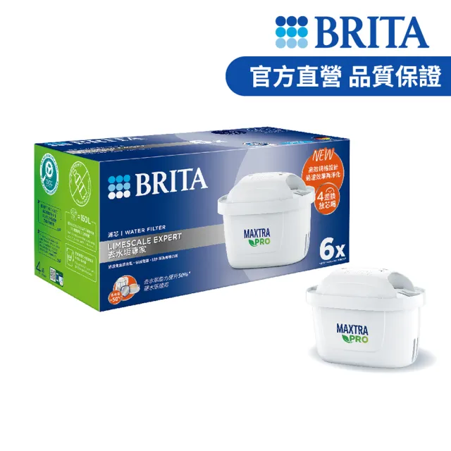 【BRITA】官方直營 MAXTRA PRO濾芯-去水垢專家(6入裝)