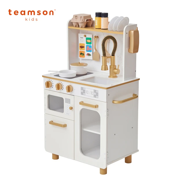 Teamson 曼非斯木製家家酒玩具廚房(是玩具廚房 也是裝飾品)