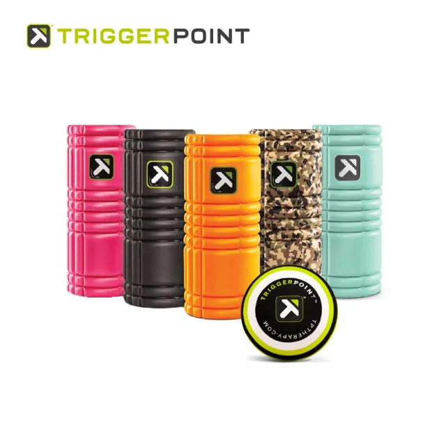 【TRIGGER POINT】瑜珈按摩滾筒x1+MB5按摩球x1