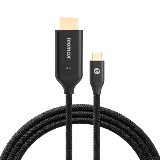 Momax Elite Link USB-C to HDMI 2.0 4K連接線 2m(黑色)