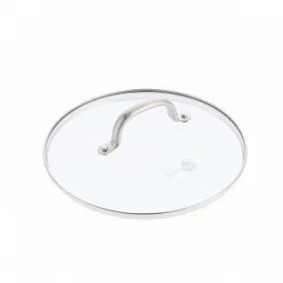 【GreenPan】鑽石陶瓷塗層不沾鍋 不鏽鋼把手鍋蓋 24cm(不挑爐具/不沾鍋/陶瓷/洗碗機適用)