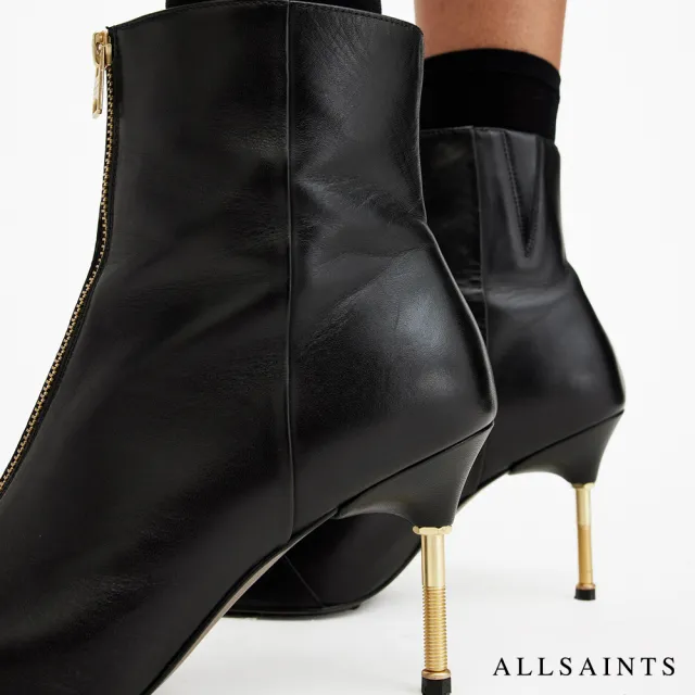 【ALLSAINTS】NATASHA 尖頭細跟短靴裸靴 W001FB(女款)