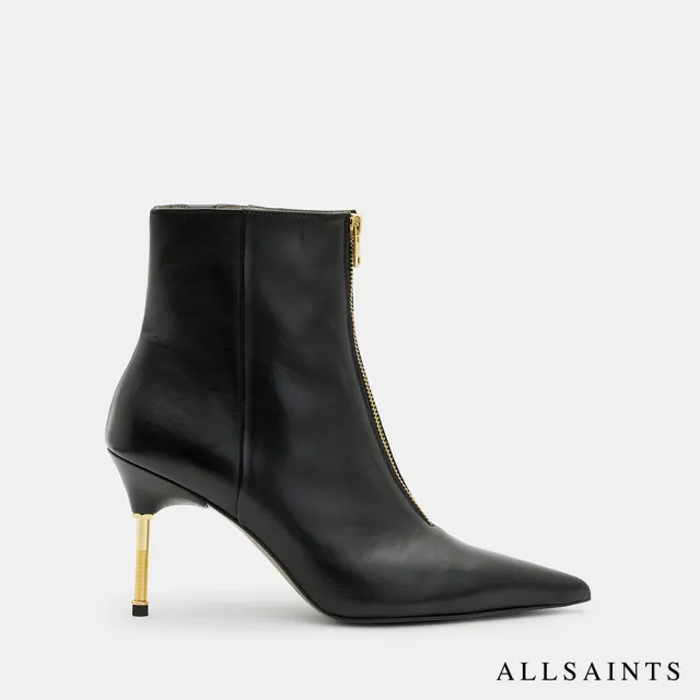 【ALLSAINTS】NATASHA 尖頭細跟短靴裸靴 W001FB(女款)