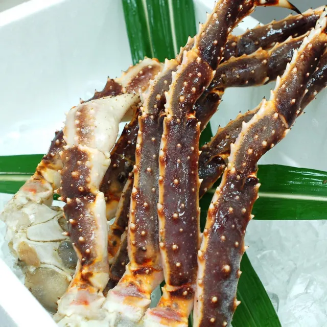 【築地一番鮮】頂級鄂霍次克海生凍鱈場蟹腳(1100-1200g/半對)