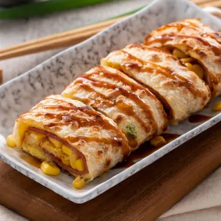【海肉管家】香蔥蛋餅皮2包 共60片(1800g/包_蛋餅/蔥油餅/抓餅/冷凍食品/早餐/點心)