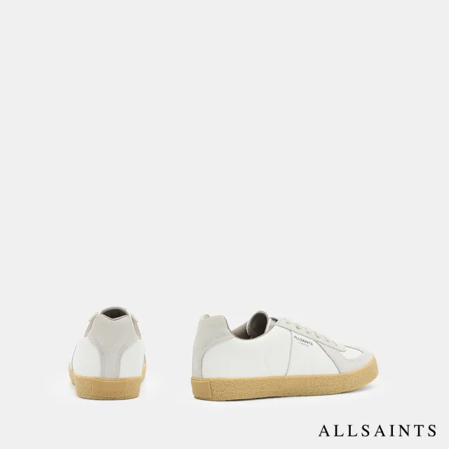 【ALLSAINTS】JAIMEE 牛皮底休閒鞋-白 W069FB(女款)