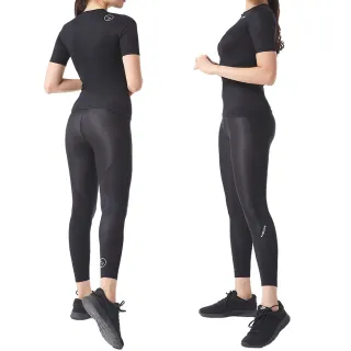 【FREEZONE】現貨 極透氣網布緊身壓力長褲 女款-C1型(機能基礎壓縮支撐/瑜珈/慢跑快走/健身運動)
