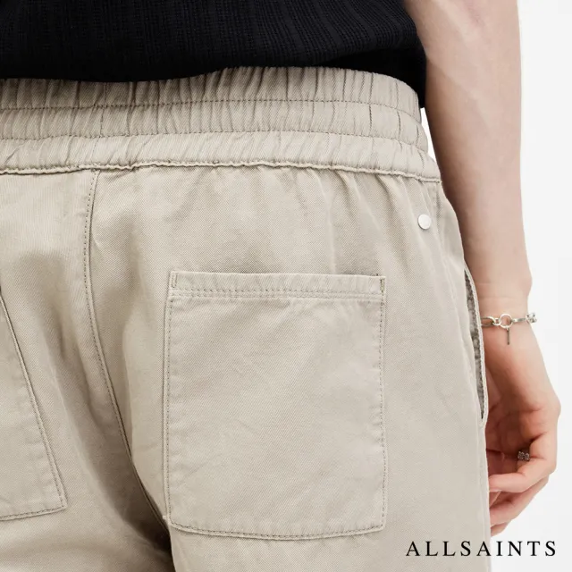 【ALLSAINTS】HANBURY 輕薄亞麻休閒長褲-灰 MF080Y(常規版型)