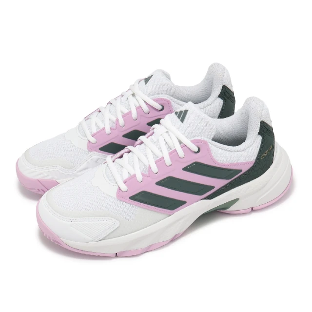 adidas 愛迪達 網球鞋 CourtJam Control 3 W 女鞋 粉紅 灰黑 緩震 運動鞋(ID2459)