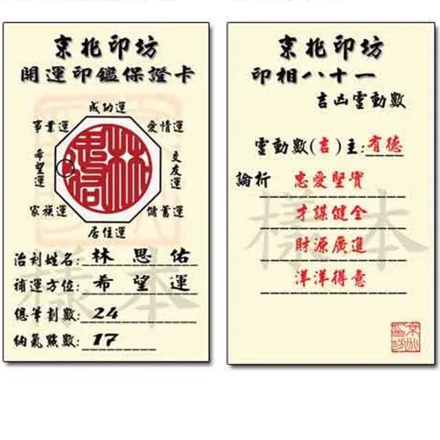 【京兆印坊】進口特3A級虎眼開運印章(6分尊爵款)
