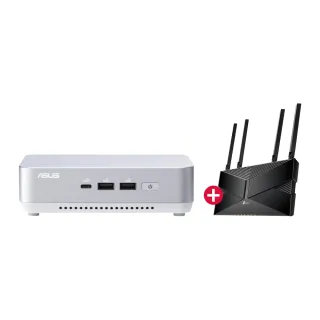 【ASUS 華碩】WiFi 6 分享器組★Ultra 5迷你電腦(ROG NUC/Ultra 5-125H/16G/512GB SSD/W11)