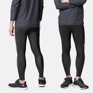 【FREEZONE】現貨 石墨烯磨毛保暖 緊身壓力長褲 男款-100型(基礎支撐機能壓縮/慢跑登山運動/遠紅外線保溫)