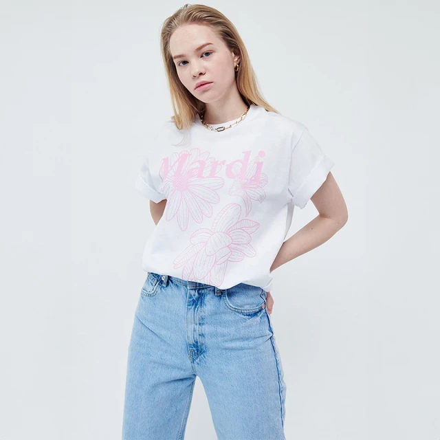 MARDI MERCREDI 印花短版TEE 象牙白色 經典